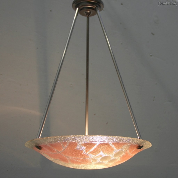 antigua lámpara de techo estilo art deco con ca - Compra venta en